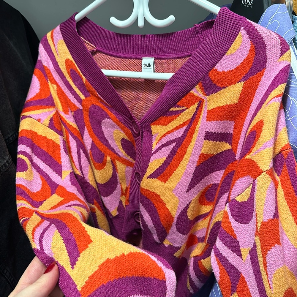 Twik par simons cardigan 
Size s .